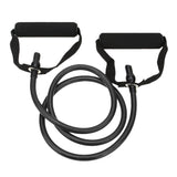 Maxbell Maxbell Yoga Pull Up Rope Fitness Resistance Bands 15lbs Home Workout Tubes Black