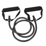 Maxbell Maxbell Yoga Pull Up Rope Fitness Resistance Bands 15lbs Home Workout Tubes Black