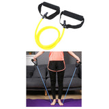 Maxbell Maxbell Yoga Pull Up Rope Fitness Resistance Bands 15lbs Home Workout Tubes Yellow