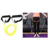 Maxbell Maxbell Yoga Pull Up Rope Fitness Resistance Bands 15lbs Home Workout Tubes Yellow