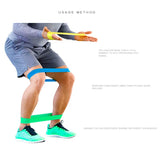 Maxbell Maxbell 5 Level Resistance Exercise Loop Bands Home Gym Fitness Natural Latex Red