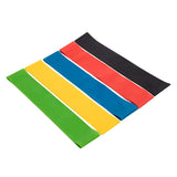 Maxbell Maxbell 5 Level Resistance Exercise Loop Bands Home Gym Fitness Natural Latex Red