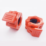 Maxbell Maxbell Durable Dumbbell Clamp Collars Barbell Lock Gym Weightlifting Bar Clip Red