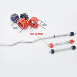 Maxbell Maxbell Durable Dumbbell Clamp Collars Barbell Lock Gym Weightlifting Bar Clip Red