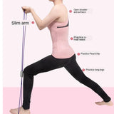 Maxbell Maxbell Multifunctional Yoga Stretch Band Fitness Open Shoulder Tensioner B-pink