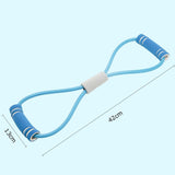 Maxbell Maxbell Multifunctional Yoga Stretch Band Fitness Open Shoulder Tensioner B-blue