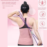 Maxbell Maxbell Multifunctional Yoga Stretch Band Fitness Open Shoulder Tensioner B-blue