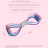 Maxbell Maxbell Multifunctional Yoga Stretch Band Fitness Open Shoulder Tensioner B-blue