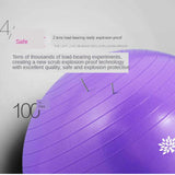 Maxbell Maxbell Yoga Ball Fitness Ball Slimming Explosion-Proof Balance Ball Purple 65cm