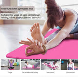 Maxbell Maxbell Yoga Mat 10mm Non Slip Fitness Pilates Exercise Pad Work Out Mats Dark Blue