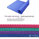 Maxbell Maxbell Yoga Mat 10mm Non Slip Fitness Pilates Exercise Pad Work Out Mats Dark Blue