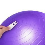 Maxbell Maxbell Yoga Ball w/Pump Anti Burst Exercise Balance Workout Stability 65CM Purple