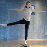 Maxbell Maxbell Balance Board Exercise Yoga Training Fitness 15.7" Dia Anti-slip Surface Blue