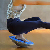 Maxbell Maxbell Balance Board Exercise Yoga Training Fitness 15.7" Dia Anti-slip Surface Blue