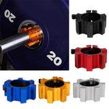 Maxbell Maxbell Solid Dumbbell Clamp Collars Barbell Spin Lock Gym Weight Bar Clip Black