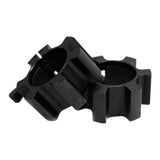Maxbell Maxbell Solid Dumbbell Clamp Collars Barbell Spin Lock Gym Weight Bar Clip Black