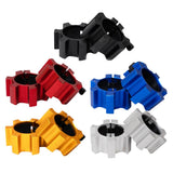 Maxbell Maxbell Solid Dumbbell Clamp Collars Barbell Spin Lock Gym Weight Bar Clip Black