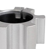 Maxbell Maxbell Solid Dumbbell Clamp Collars Barbell Spin Lock Gym Weight Bar Clip Silver