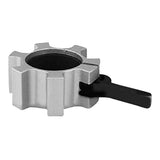 Maxbell Maxbell Solid Dumbbell Clamp Collars Barbell Spin Lock Gym Weight Bar Clip Silver