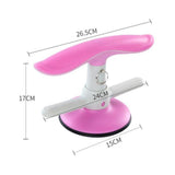 Maxbell Maxbell Suction Cup Sit-up Assist Bar Abdomen Trainer Fitness Legs Arm Toner Pink