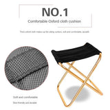 Maxbell Maxbell Aluminum Alloy Outdoor Folding Stool Fishing Chair Portable Camping Stool F