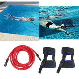 Maxbell Maxbell Stationary Swimmer Training Ankle Strap Bands Swim Lap Exerciser Belt Red
