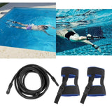 Maxbell Maxbell Stationary Swimmer Training Ankle Strap Bands Swim Lap Exerciser Belt Black