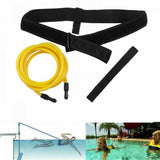 Maxbell Maxbell Swim Bungee Training Belt Swimming Resistance Safety Leash Exerciser  Yellow