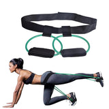Maxbell Maxbell Booty Band Workout Fitness Butt Training Resistance Belt Tube Green 35lbs