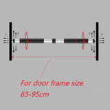 Maxbell Maxbell Telescopic Door Chin Up Adjustable Home Gym Exercise Pull Up Bar 60-100cm