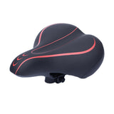 Maxbell Maxbell Shockproof Bike Seat Soft Extra Comfort Wide Inflatable Saddle Pad Red