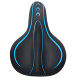 Maxbell Maxbell Shockproof Bike Seat Soft Extra Comfort Wide Inflatable Saddle Pad Blue