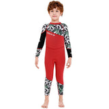 Maxbell Maxbell Kids 2.5mm Wetsuit Long Sleeve UV Protection Thermal Swimsuit S Red