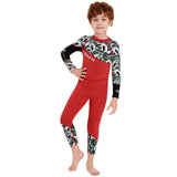 Maxbell Maxbell Kids 2.5mm Wetsuit Long Sleeve UV Protection Thermal Swimsuit S Red