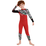 Maxbell Maxbell Kids 2.5mm Wetsuit Long Sleeve UV Protection Thermal Swimsuit S Red