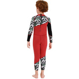 Maxbell Maxbell Kids 2.5mm Wetsuit Long Sleeve UV Protection Thermal Swimsuit S Red