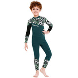 Maxbell Maxbell Kids 2.5mm Wetsuit Long Sleeve UV Protection Thermal Swimsuit S Jasper