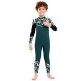 Maxbell Maxbell Kids 2.5mm Wetsuit Long Sleeve UV Protection Thermal Swimsuit S Jasper