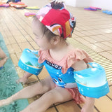 Maxbell Maxbell Kids Swimming Trainer Swim Pool Float Arm Bands Buoy Floater Tube Dolphin