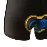 Maxbell Maxbell Bike Short Pants 3d Gel Pad Men Woman Cycling Underwear Tights Yellow S