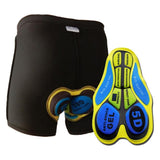 Maxbell Maxbell Bike Short Pants 3d Gel Pad Men Woman Cycling Underwear Tights Yellow S