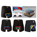 Maxbell Maxbell Bike Short Pants 3d Gel Pad Men Woman Cycling Underwear Tights Yellow 3XL