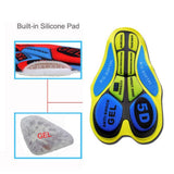 Maxbell Maxbell Bike Short Pants 3d Gel Pad Men Woman Cycling Underwear Tights Yellow 3XL