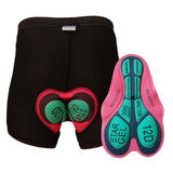 Maxbell Maxbell Bike Short Pants 3d Gel Pad Men Woman Cycling Underwear Tights Pink  XL