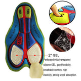 Maxbell Maxbell Bike Short Pants 3d Gel Pad Men Woman Cycling Underwear Tights Dark Blue XL