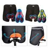 Maxbell Maxbell Bike Short Pants 3d Gel Pad Men Woman Cycling Underwear Tights Dark Blue XL