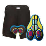 Maxbell Maxbell Cycling 3D Padded Shorts Bike Cycling Underwear Tight Short Pants Yellow 2XL