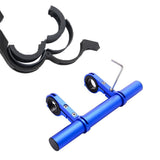 Maxbell Maxbell Bike Handlebar Extension Bar Bracket Holder Extender Mount Black 10cm