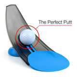 Maxbell Maxbell Foldable Putt Training Aid Golf Putting Training Tool Indoor Outdoor  Blue