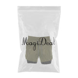 Maxbell Maxbell Men 2 in 1 Running Shorts Built In Base Layer Pants Pocket Army Green XXL